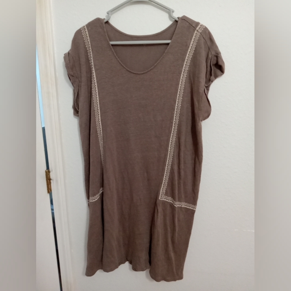 Garnett Hill 100% Organic Linen dress size large